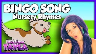 Bingo  Nursery Rhymes  Tea Time with Tayla [upl. by Mozart]