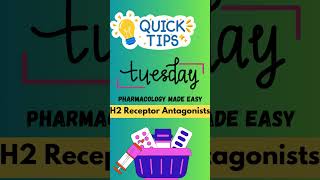 “Quick Tip Tuesday Pharmacology Made Easy H2 Receptor Antagonists [upl. by Milstone]