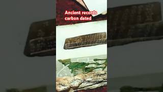 Ancient records found in Utah were carbon dated to 350 BC [upl. by Anelehs737]