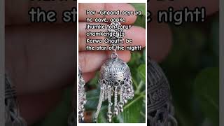 DM to order karwachauth2024 karwachauthlook jhumkalove oxidizedjewelry festivelook jewelfusion [upl. by Attenol]