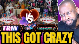 👀Who Really Got AGGRESSIVE Dance Moves❓😮‍💨Trin Vs Serenityl😳🔥‼️VEGAS BATTLES  REACTION [upl. by Fineberg]