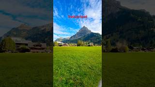 Switzerland  Oeschinensee swissbeauty swissalps swissserenity switzerlandvillage swisstourism [upl. by Odnumyar]