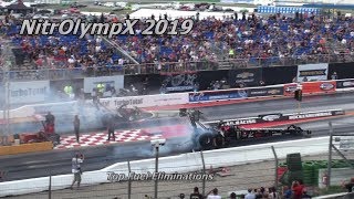 NitrOlympX 2019  Top Fuel eliminations [upl. by Durarte]