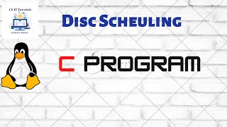 C Program for disc scheduling algorithms in OS [upl. by Rehpotsirk]