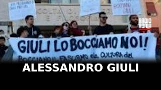 Esame anticipato per il Ministro Giuli per evitare proteste [upl. by Eleda310]