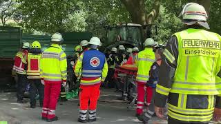 Praktische Prüfung der Organisatorischen Leiter Rettungsdienst quotEin Unfall im Grünenquot [upl. by Oidualc211]