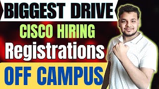 IBM  Cisco  Accenture Biggest Hirings  OFF Campus Drive For 2025  2024  2023 Batch Hiring [upl. by Maletta836]