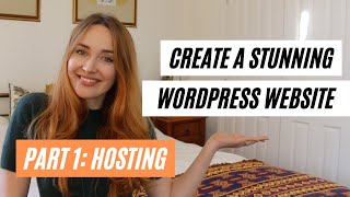 How to Create an Impressive Wordpress Website in a Day  Part 1 Hosting [upl. by Nhguavahs]