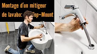 Monter un mitigeur de lavabo TopMount  Atelier brico HORNBACH [upl. by Gloriane]