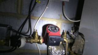 Boiler pump problems  Very loud when changing the speed [upl. by Gillian289]