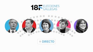 🔵 ELECCIONES GALICIA  Debate electoral en TVG [upl. by Aimac]