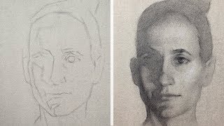 Cómo dibujar un RETRATO REALISTA a lápiz  Time lapse y algunos consejos [upl. by Sax]