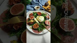 Bresaola amp Fig Salad Recipe salad healthyrecipe breakfastrecipes [upl. by Elahcar]