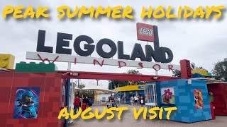 Peak Summer Holidays at Legoland Windsor  What are the Crowds like [upl. by Eneleahs]