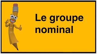 Le groupe nominal [upl. by Anaujd459]