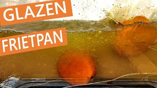 Glazen frietpan gemaakt van vaatwasser onderdelen Deep Frying DIY [upl. by Anehc]