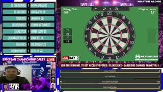 Darts  European Championship Darts Day 2  PDC Darts  2024 European Championship Watch Along [upl. by Agon50]