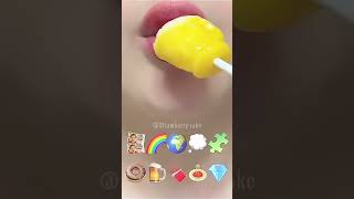 ASMR eating emoji🍔🍮crDangbeeEATING subscribeasmrsesuaiemoji subscribe asmrfood [upl. by Aicek371]