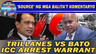 TRILLANES VS BATO ICC ARREST WARRANT [upl. by Arrol]