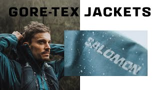 GORETEX JACKETS  Salomon Outdoor Running [upl. by Dnomyaw]