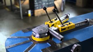 DiAcro Model 6 Power Bender  Round Tubing Bending Operation [upl. by Assenab]