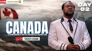 CANADA CONFERENCE BROADCAST WITH APOSTLE JOHN CHI DAY 2 11052024 [upl. by Rodmun129]