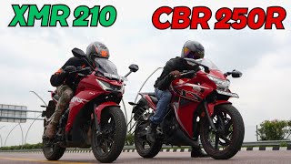 Karizma XMR210 vs Honda CBR250R Drag Race  Hero vs Honda [upl. by Chae338]