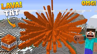 This LAVA TNT Can Destroy Your Minecraft World [upl. by Arimlede]