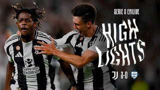 HIGHLIGHTS SERIE A  JUVENTUS 30 COMO  Mbangulas Dream Debut amp Decisive Yildiz [upl. by Adnaram]