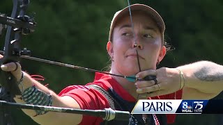 Susquehanna Valley archer takes aim at gold in Paris Olympics [upl. by Nallij]