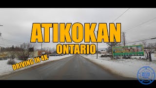 Atikokan Ontario CANADA  Driving in 4K [upl. by Luht]