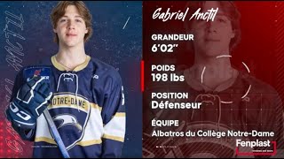 Espoirs LHJMQ Fenplast  Gabriel Anctil [upl. by Meridel]