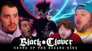 Black Clover Sword Of The Wizard King Group Movie REACTOIN [upl. by Caasi965]