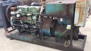 Gardner 6 Cylinder Diesel Generator 100 KVA [upl. by Aremus]