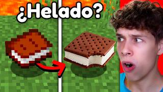 Probé Cosas que NO Podrás Dejar de VER en Minecraft [upl. by Pevzner]