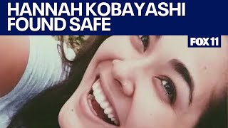 Hannah Kobayashi found safe family says [upl. by Dita]