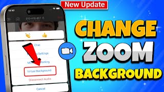 How to change zoom background 2024 Android amp iOS [upl. by Kramal]