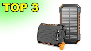 équipement de survie  TOP 3 des meilleures batteries externes solaire à acheter en 2024 [upl. by Aisital]