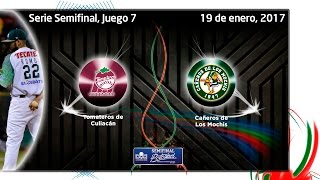 Tomateros vs Cañeros 19 de enero 2017 [upl. by Kliment545]