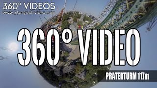 360 Grad Video  117m Höhe  Praterturm  Wiener Prater [upl. by Cohen]