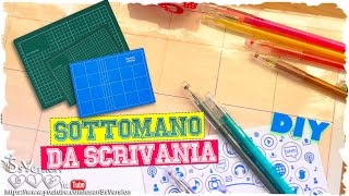 Tutorial Come realizzare un sottomano da scrivania o tovagliette decorative  DIY Decorative Pad [upl. by Dranyer]