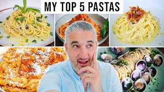 Vincenzos Plate 5 Top Pasta Recipes My Favorite Pasta Dishes [upl. by Nylhsoj]