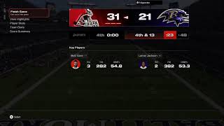 Ravens vs Browns [upl. by Attirb]