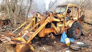 Dynahoe Backhoe Hydraulics Test  Dismantling new 8 acre Pickers paradise land investment [upl. by Otanod]