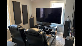 EPIC 71 Home Theater in 99 Square Foot Bedroom  77quot C1 [upl. by Galateah25]