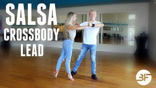 OLD Salsa Beginner Basic Steps  How to Salsa With a Partner 4  Cross Body Lead [upl. by Gregoire]