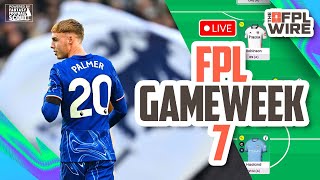 FPL Gameweek 7 Pod  The FPL Wire  Fantasy Premier League Tips 202425 [upl. by Anib]