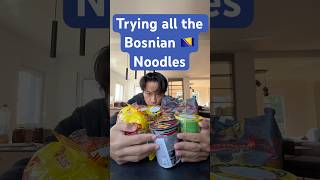 Trying Bosnian Noodles bosnian bosnaihercegovina bosnianfood balkans balkanfood noodles [upl. by Sorrows]