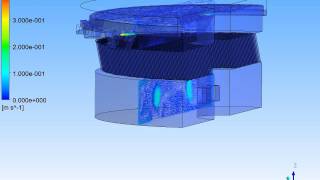 Ingeniería de decantación Simulación en decantador lamelar circular [upl. by Niowtna397]